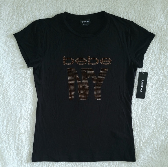 bebe Black🖤 NY🌁 Empire State Building and Statue of Liberty🗽Top - NWT - Picture 14 of 16